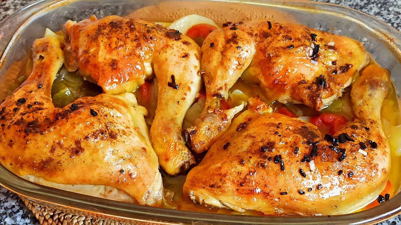 Deliciosos contramuslos de pollo al horno receta fácil y rápida