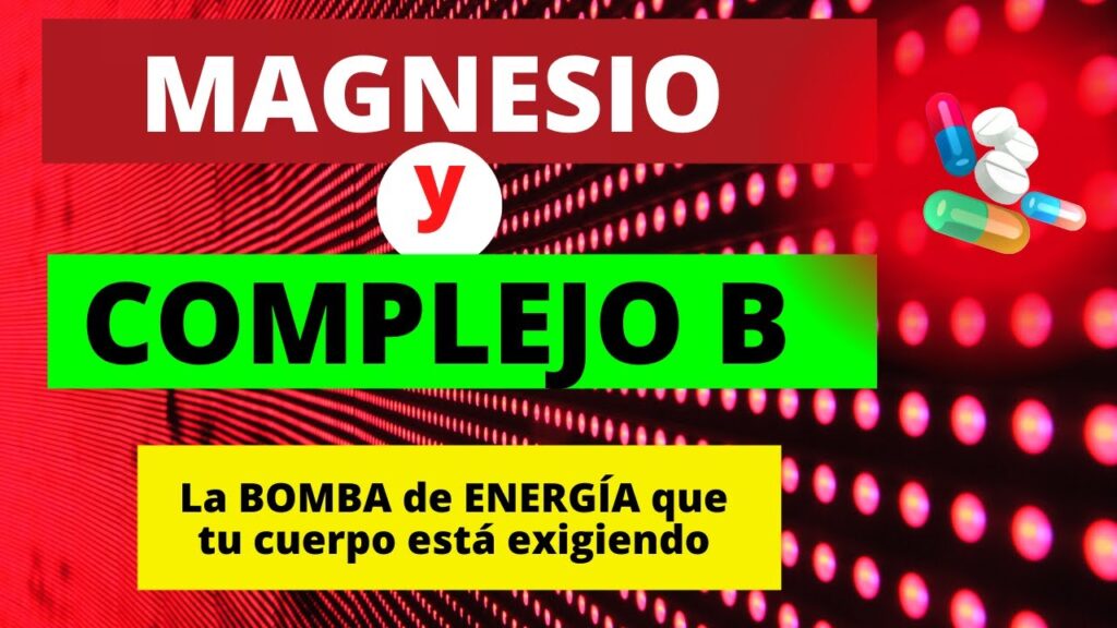 Beneficios Del Magnesio Quelado Con Complejo B Para La Salud.